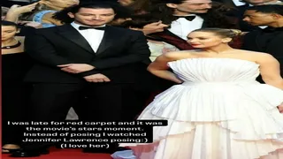 Boran Kuzum ile Jennifer Lawrence, Cannes Film Festivali'nde Aynı Karede
