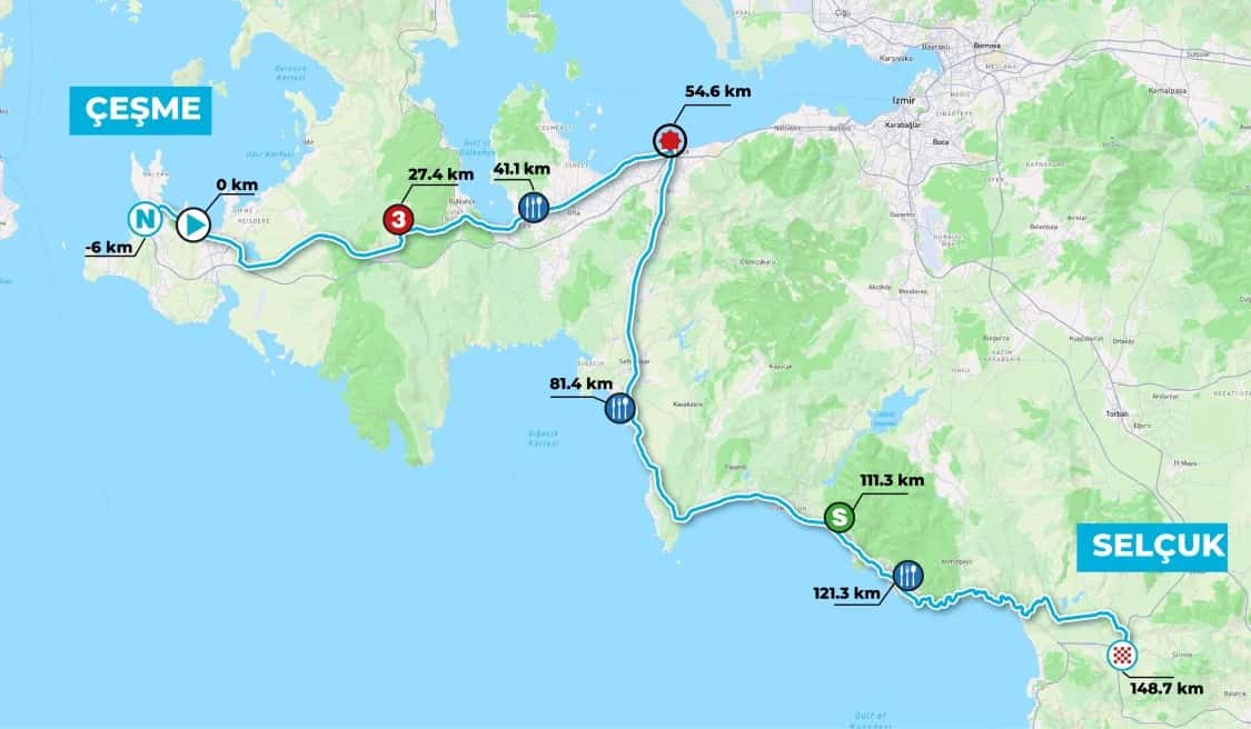 İzmir'de Cumhurbaşkanlığı Bisiklet Turu Nedeniyle Trafiğe Kapanacak Yollar Belli Oldu