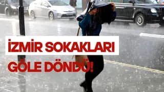 İzmir’de Sağanak Vurdu: Yollar Göle Döndü, Çöpler Denize Karıştı!