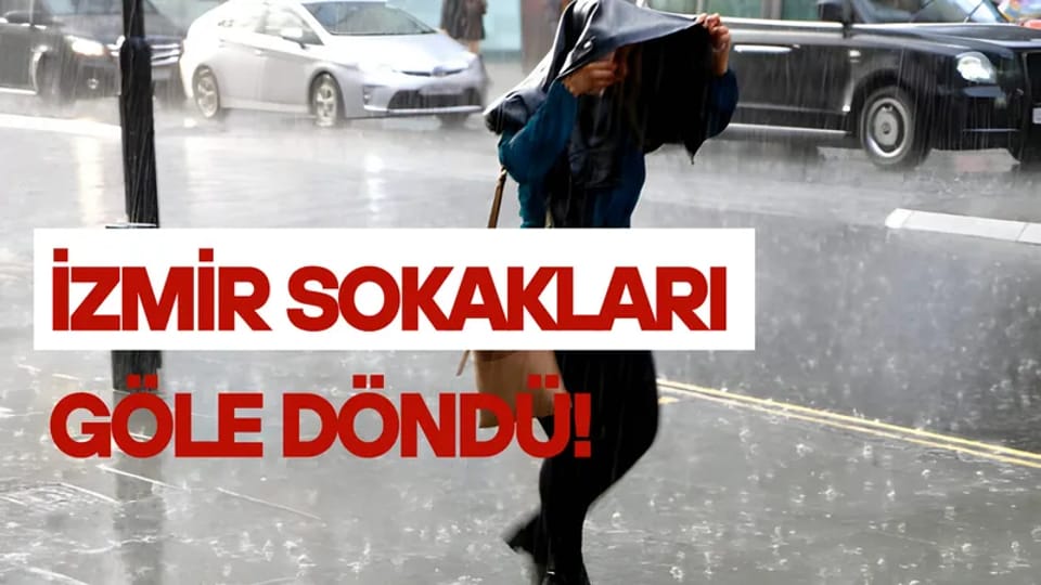 İzmir’de Sağanak Vurdu: Yollar Göle Döndü, Çöpler Denize Karıştı!
